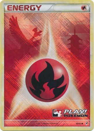 Fire Energy (89/95) (Play Pokemon Promo) [HeartGold & SoulSilver: Call of Legends] | Game Haven TX