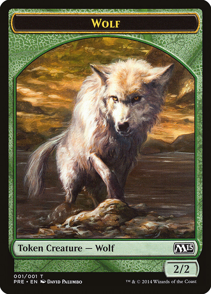 Wolf Token [Prerelease Cards] | Game Haven TX