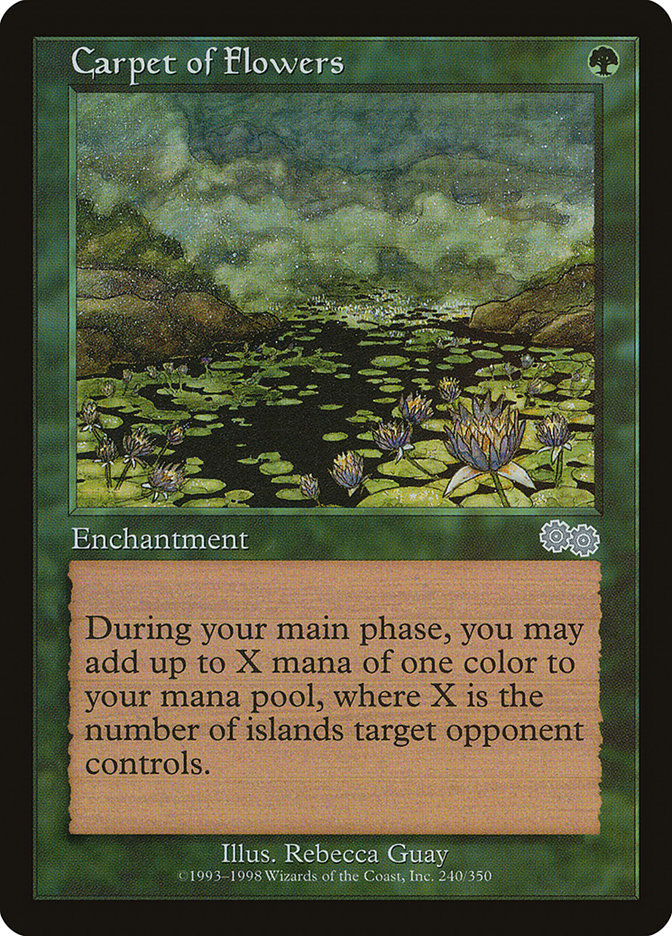Carpet of Flowers [Urza's Saga] | Game Haven TX