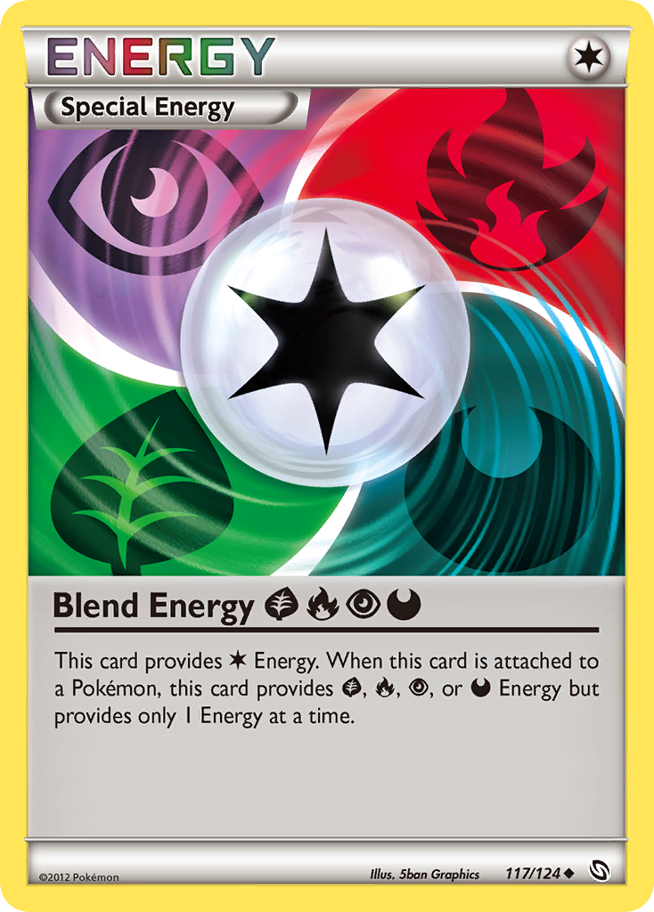 Blend Energy GrassFirePsychicDarkness (117/124) [Black & White: Dragons Exalted] | Game Haven TX