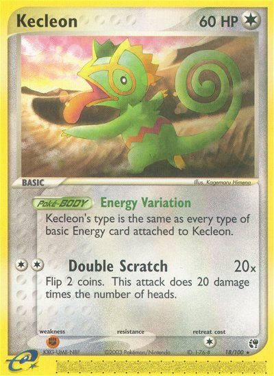 Kecleon (18/100) [EX: Sandstorm] | Game Haven TX