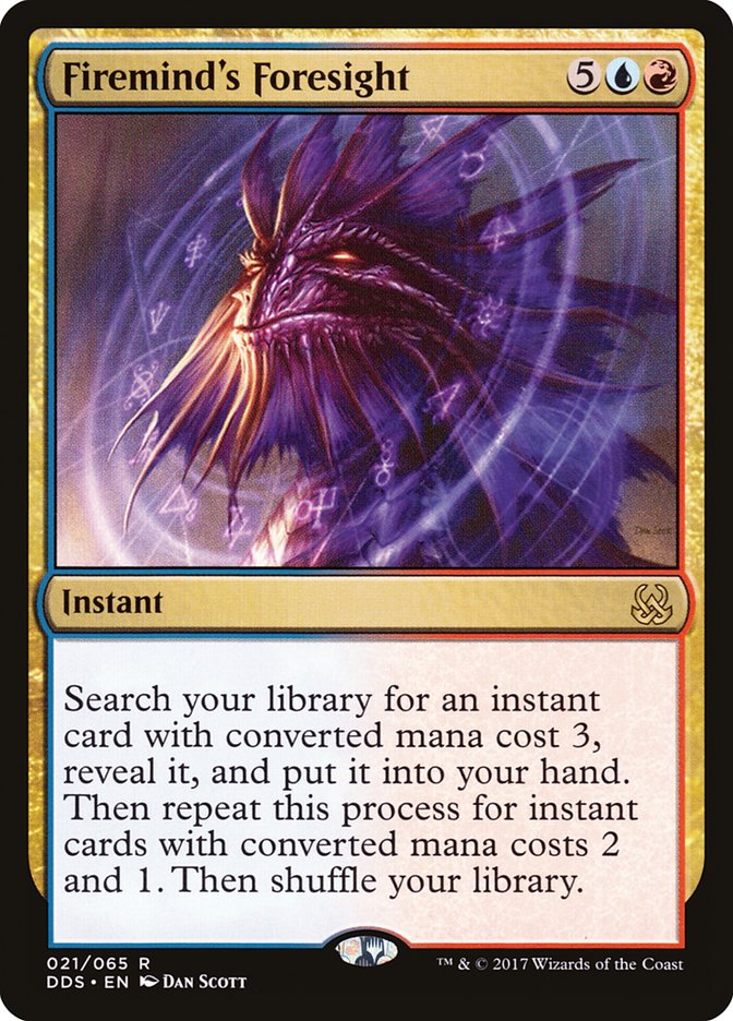 Firemind's Foresight [Duel Decks: Mind vs. Might] | Game Haven TX