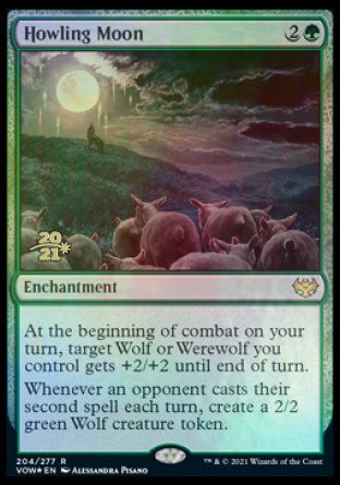 Howling Moon [Innistrad: Crimson Vow Prerelease Promos] | Game Haven TX