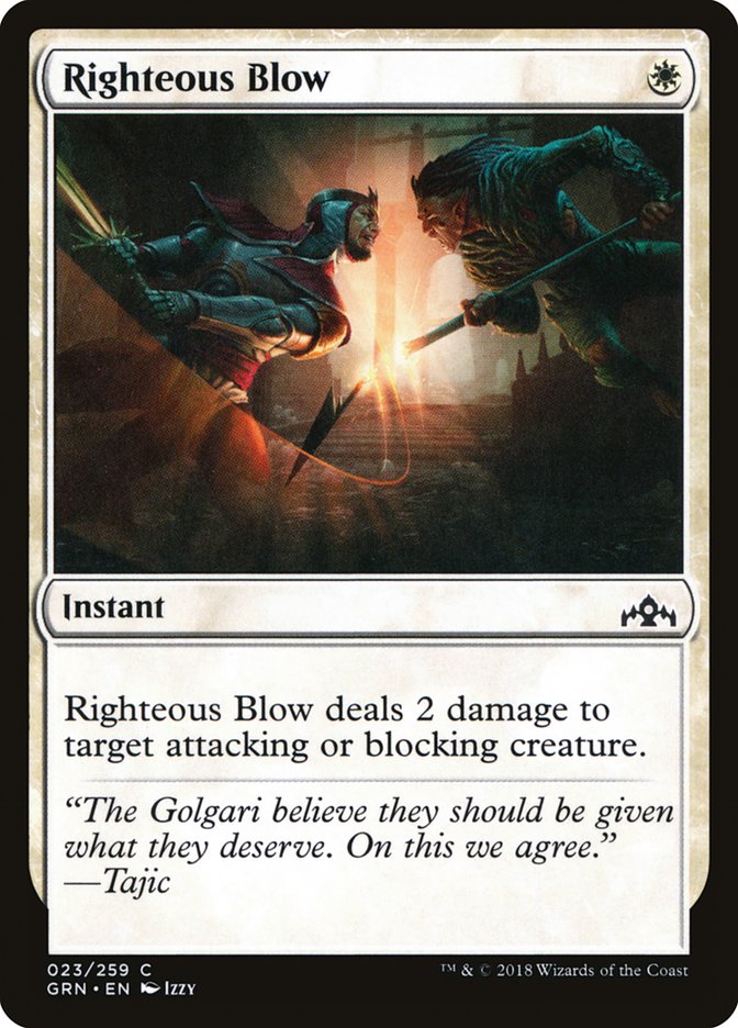 Righteous Blow [Guilds of Ravnica] | Game Haven TX