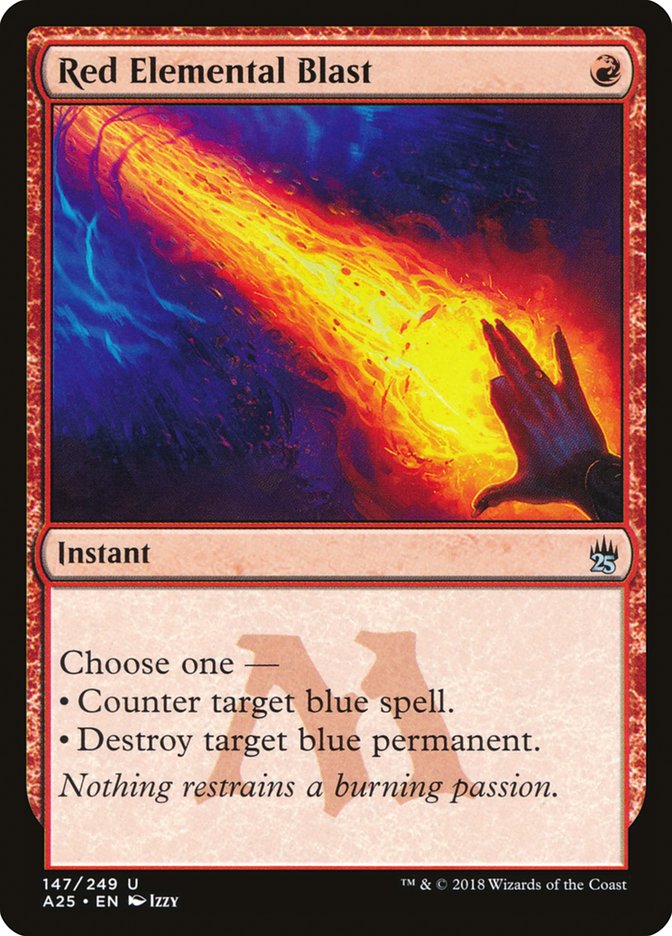 Red Elemental Blast [Masters 25] | Game Haven TX