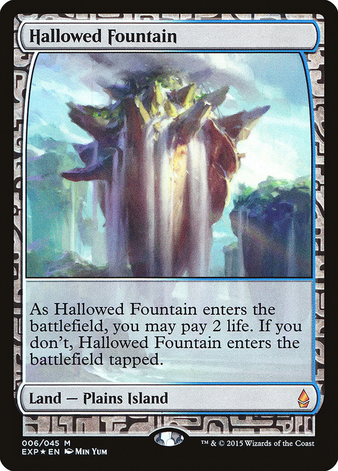 Hallowed Fountain [Zendikar Expeditions] | Game Haven TX