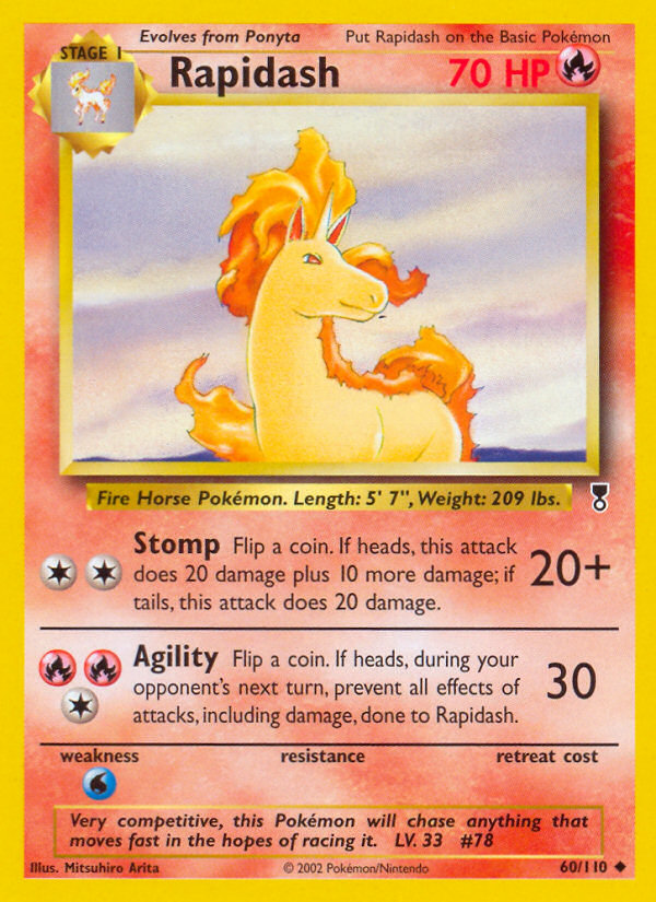 Rapidash (60/110) [Legendary Collection] | Game Haven TX