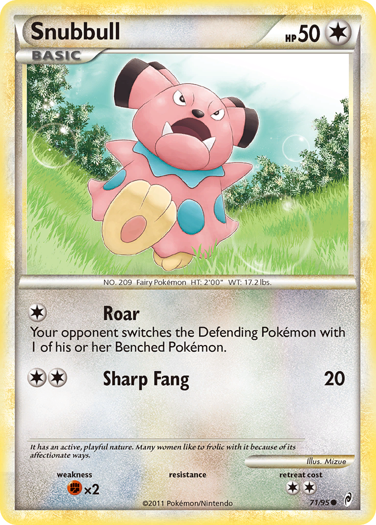 Snubbull (71/95) [HeartGold & SoulSilver: Call of Legends] | Game Haven TX