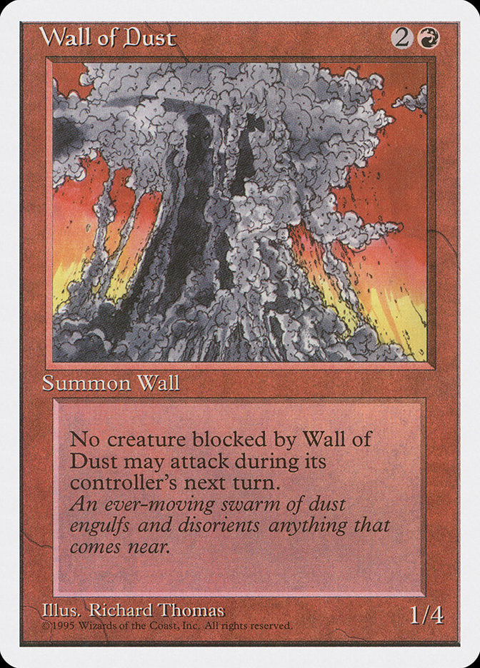 Wall of Dust [Fourth Edition] | Game Haven TX