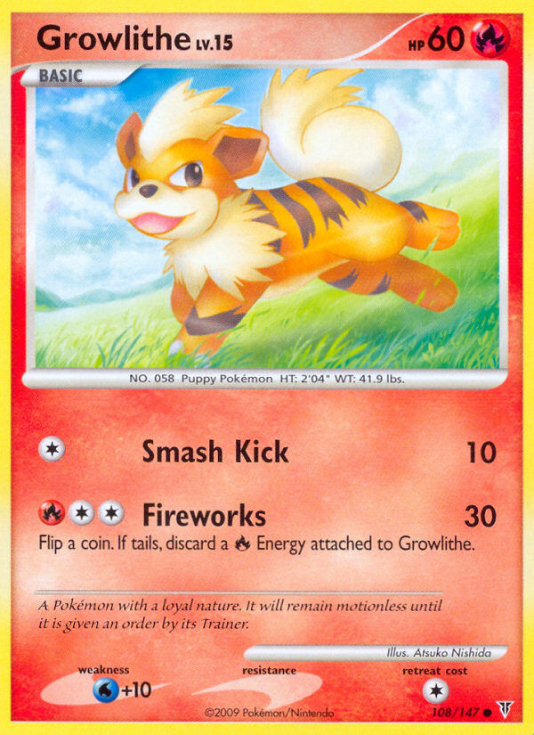Growlithe (108/147) [Platinum: Supreme Victors] | Game Haven TX