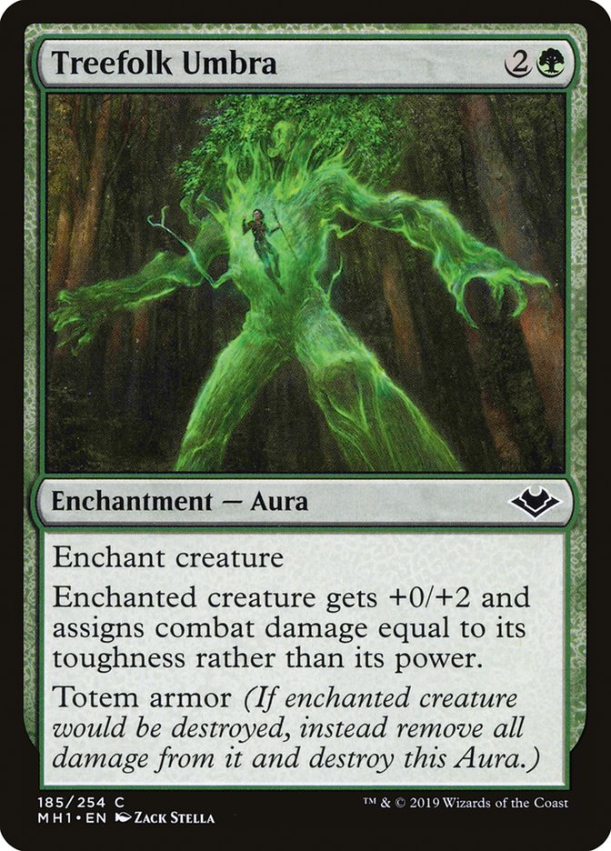 Treefolk Umbra [Modern Horizons] | Game Haven TX
