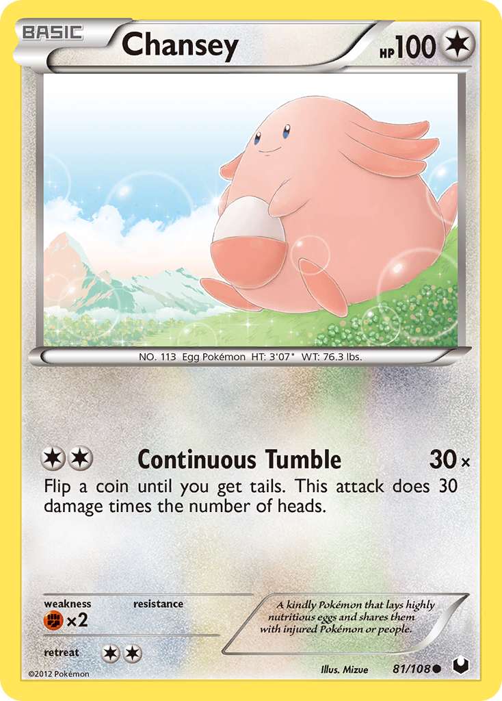 Chansey (81/108) [Black & White: Dark Explorers] | Game Haven TX