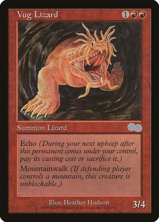 Vug Lizard [Urza's Saga] | Game Haven TX