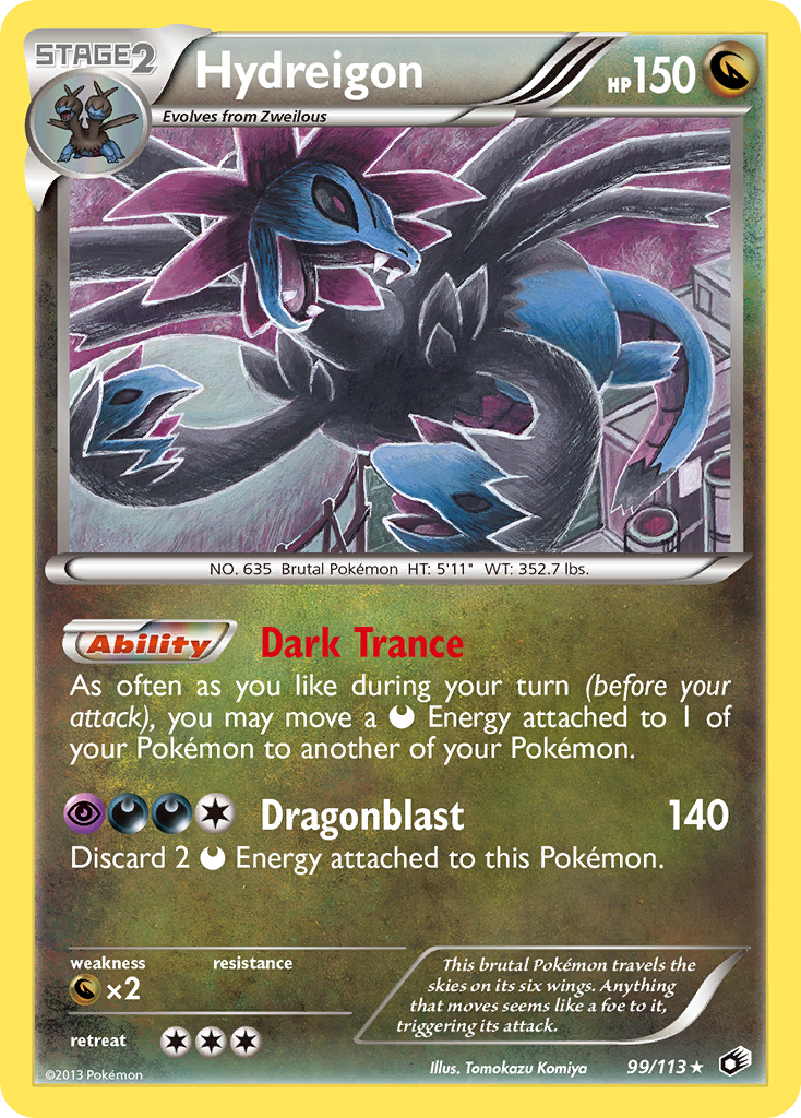 Hydreigon (99/113) [Black & White: Legendary Treasures] | Game Haven TX