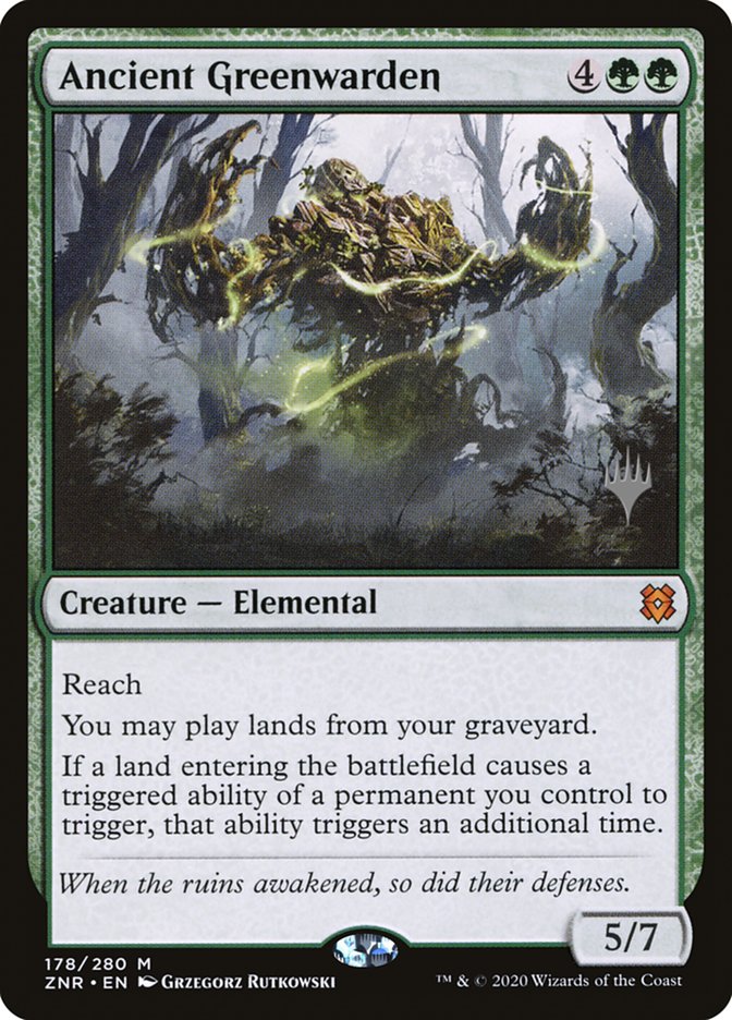 Ancient Greenwarden (Promo Pack) [Zendikar Rising Promos] | Game Haven TX