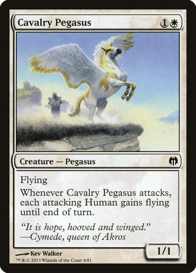 Cavalry Pegasus [Duel Decks: Heroes vs. Monsters] | Game Haven TX
