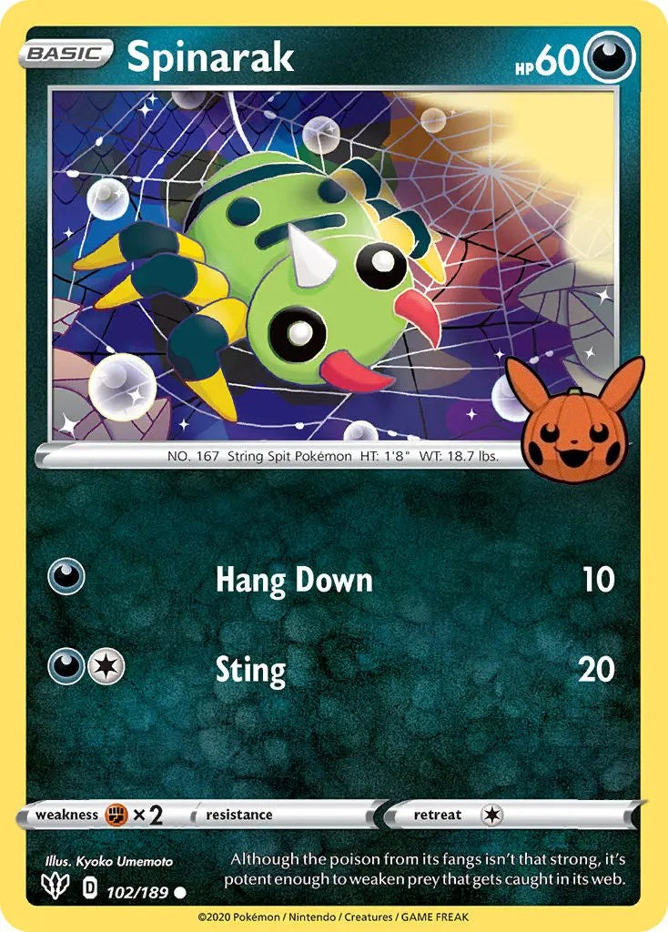 Spinarak (102/189) [Trick or Trade] | Game Haven TX