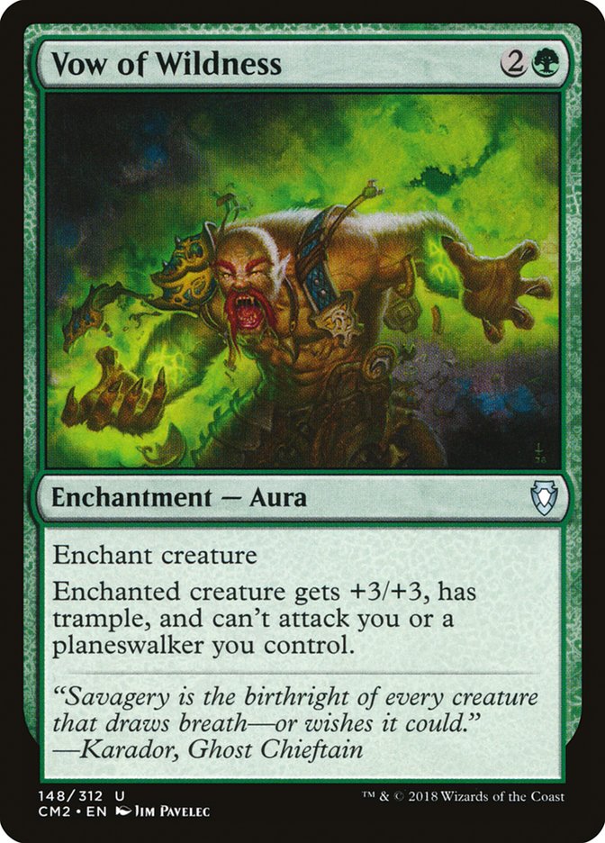 Vow of Wildness [Commander Anthology Volume II] | Game Haven TX