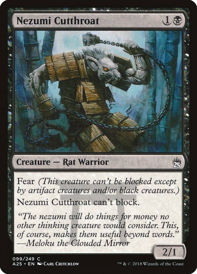 Nezumi Cutthroat [Masters 25] | Game Haven TX