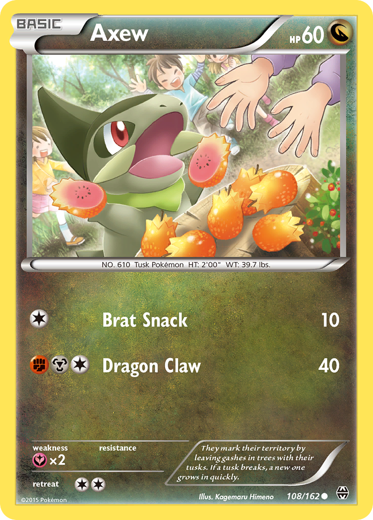 Axew (108/162) [XY: BREAKthrough] | Game Haven TX