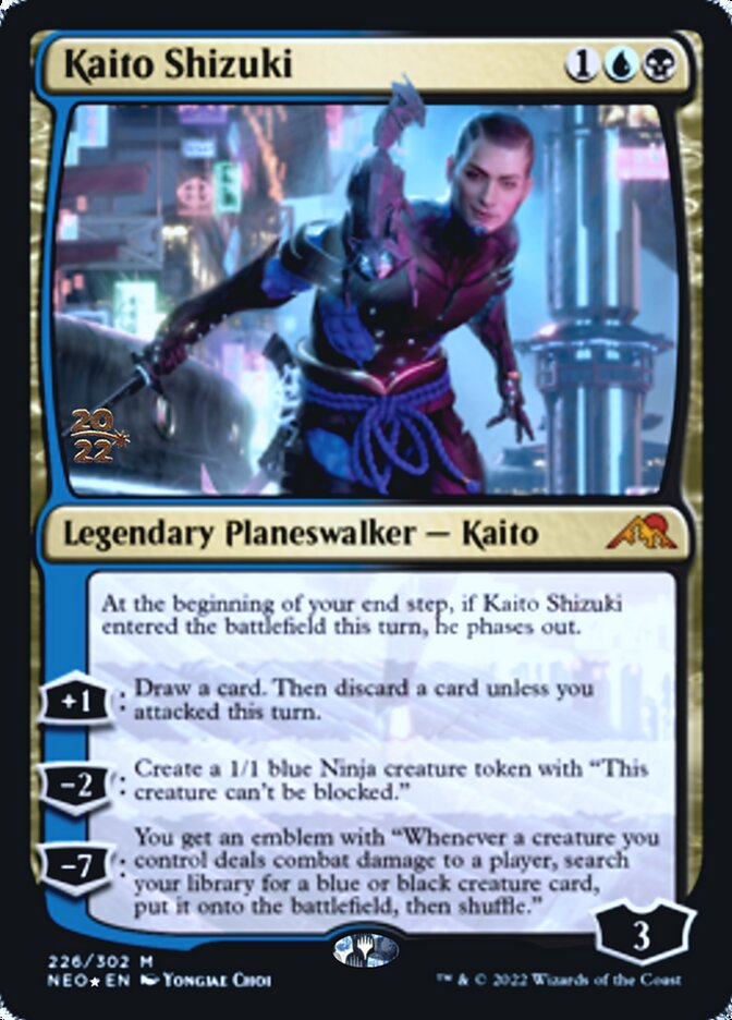 Kaito Shizuki [Kamigawa: Neon Dynasty Prerelease Promos] | Game Haven TX