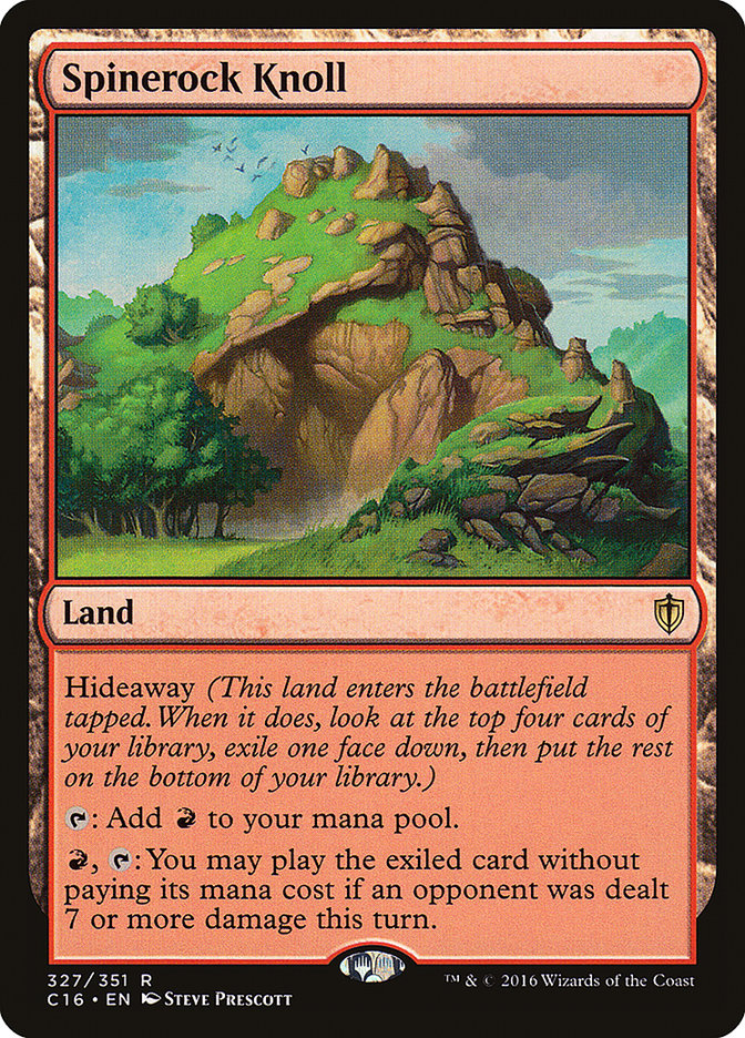 Spinerock Knoll [Commander 2016] | Game Haven TX