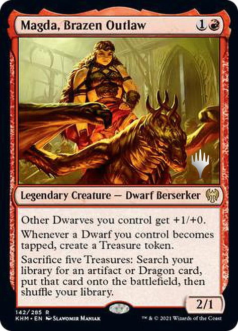 Magda, Brazen Outlaw [Kaldheim Promo Pack] | Game Haven TX