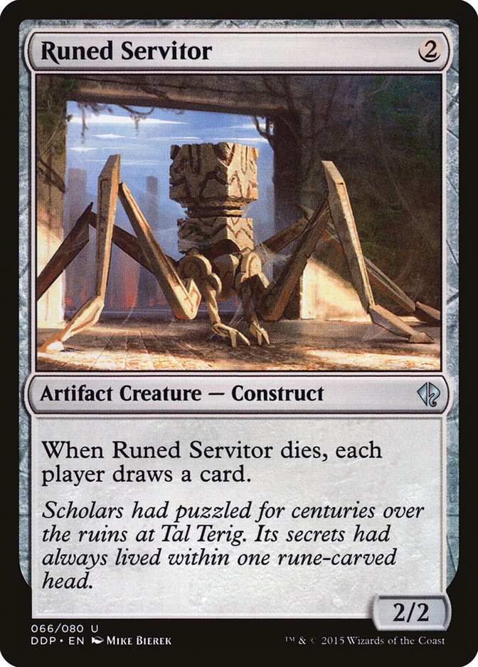 Runed Servitor [Duel Decks: Zendikar vs. Eldrazi] | Game Haven TX