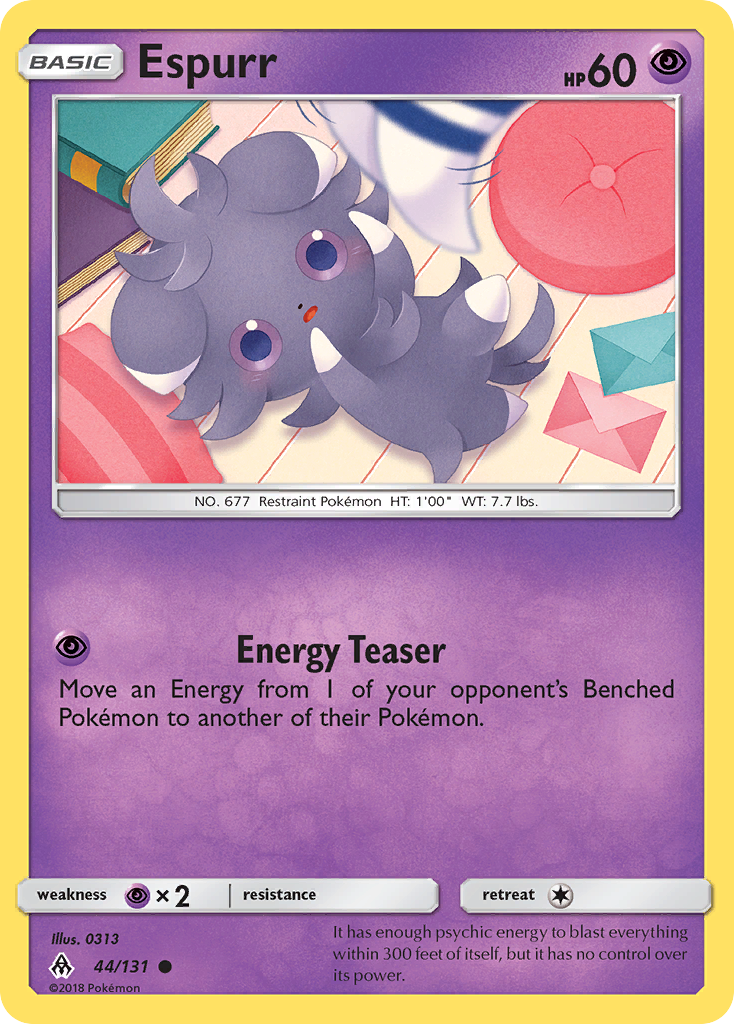 Espurr (44/131) [Sun & Moon: Forbidden Light] | Game Haven TX