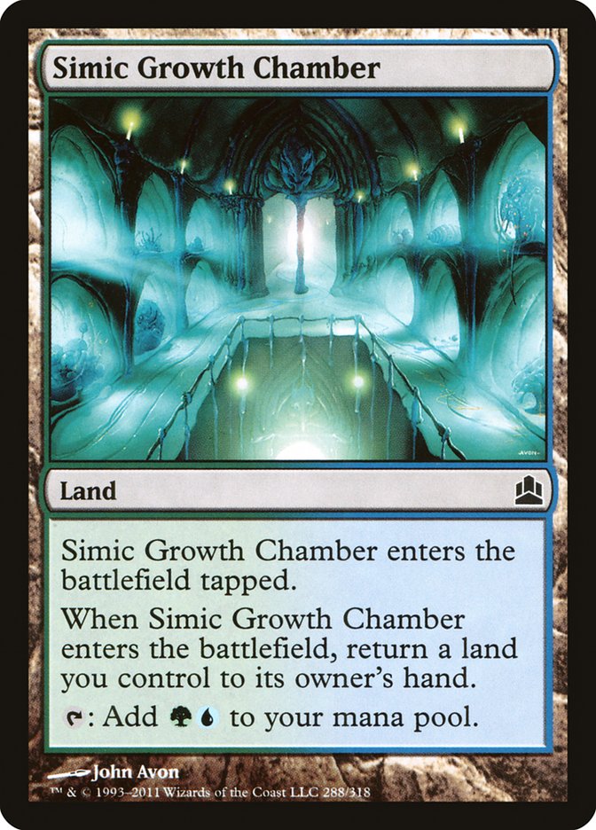 Simic Growth Chamber [Commander 2011] | Game Haven TX