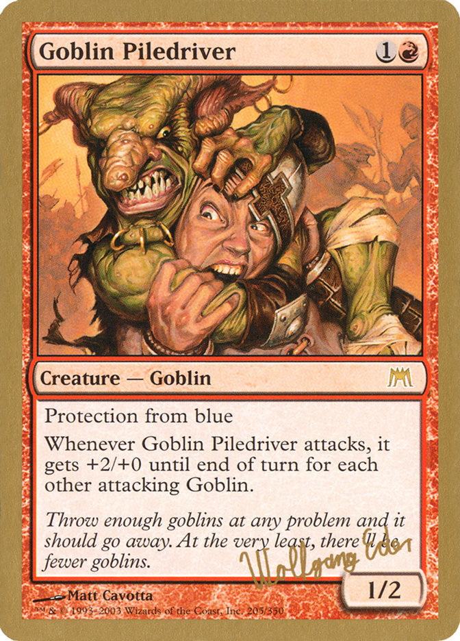 Goblin Piledriver (Wolfgang Eder) [World Championship Decks 2003] | Game Haven TX