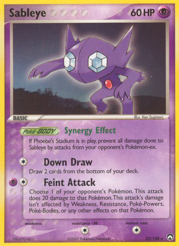 Sableye (22/108) [EX: Power Keepers] | Game Haven TX