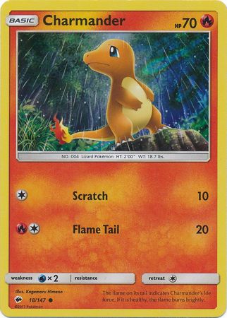Charmander (18/147) (Premium Collection Promo) [Sun & Moon: Burning Shadows] | Game Haven TX