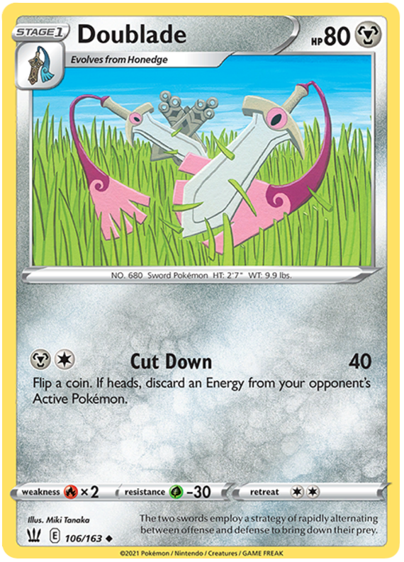 Doublade (106/163) [Sword & Shield: Battle Styles] | Game Haven TX