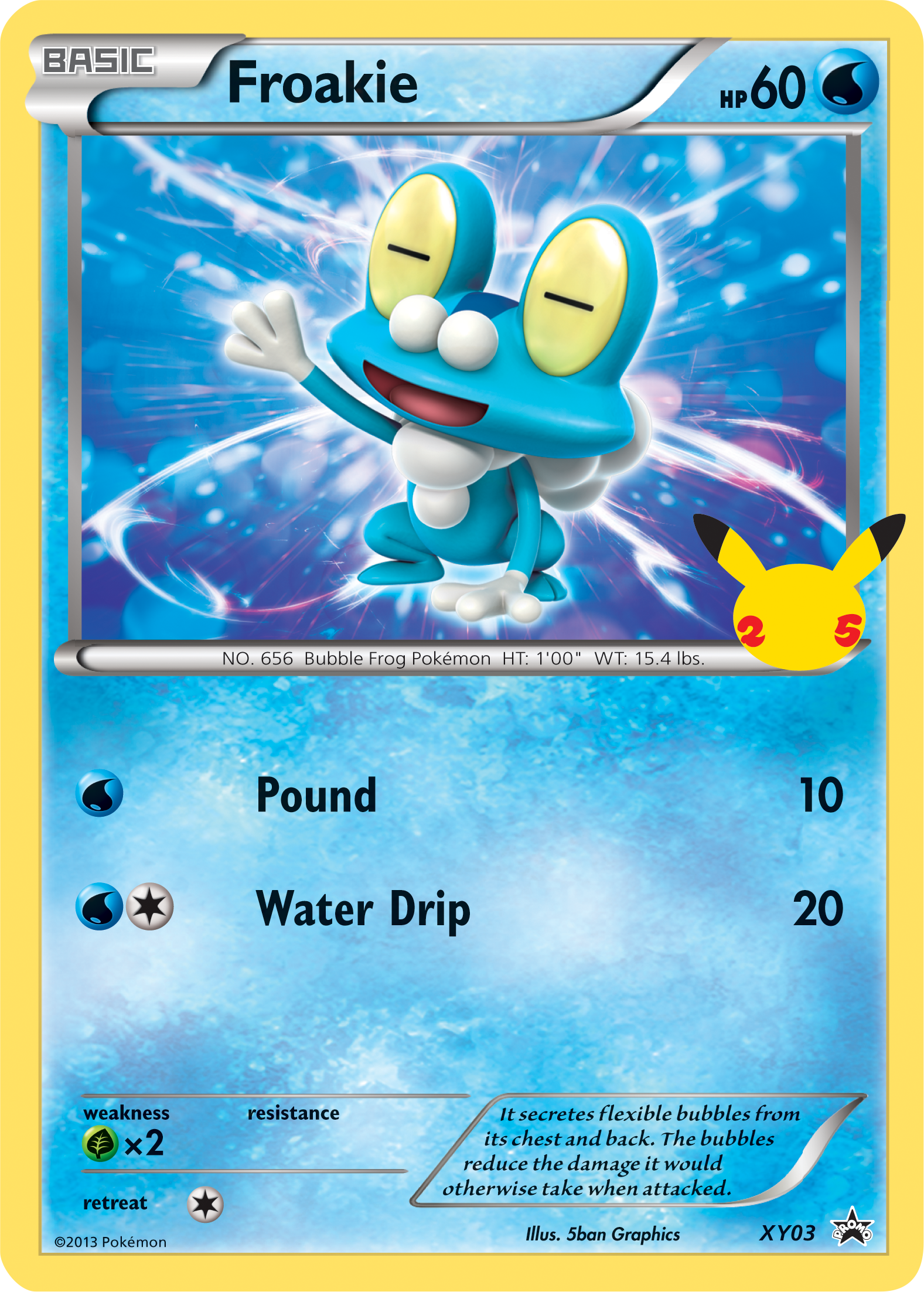 Froakie (XY03) (Jumbo Card) [First Partner Pack] | Game Haven TX