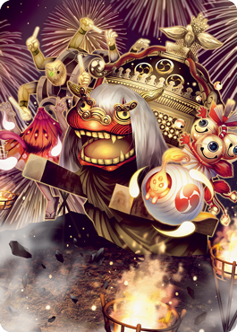 March of Reckless Joy Art Card [Kamigawa: Neon Dynasty Art Series] | Game Haven TX