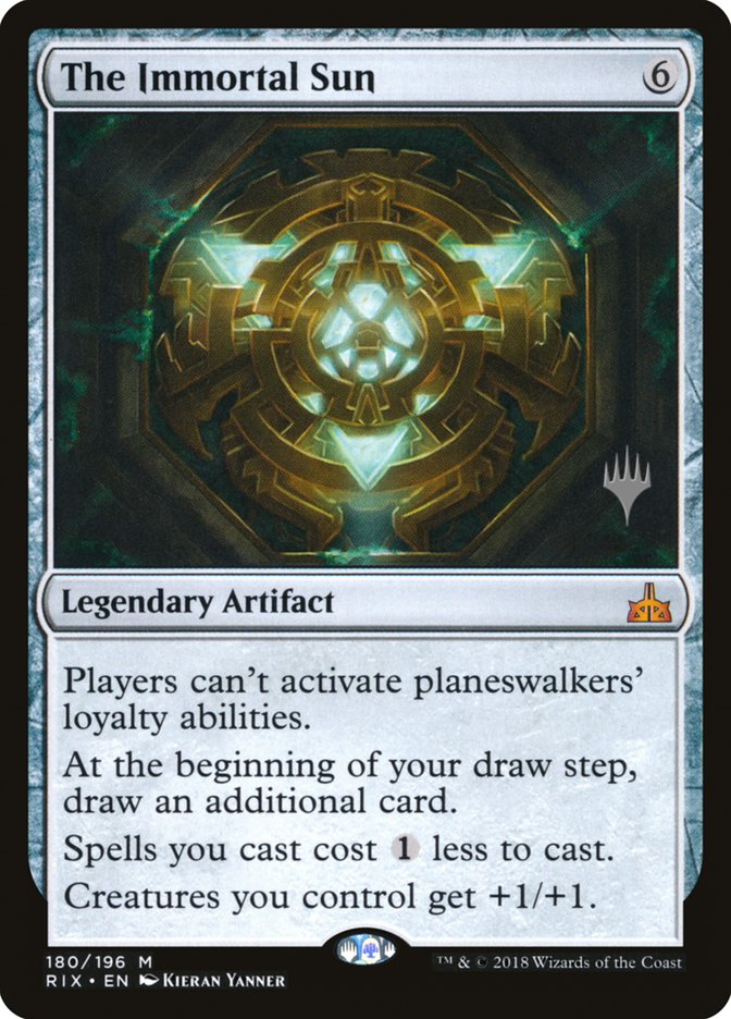The Immortal Sun [Rivals of Ixalan Promos] | Game Haven TX