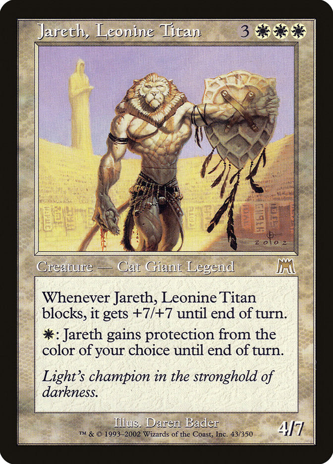Jareth, Leonine Titan [Onslaught] | Game Haven TX