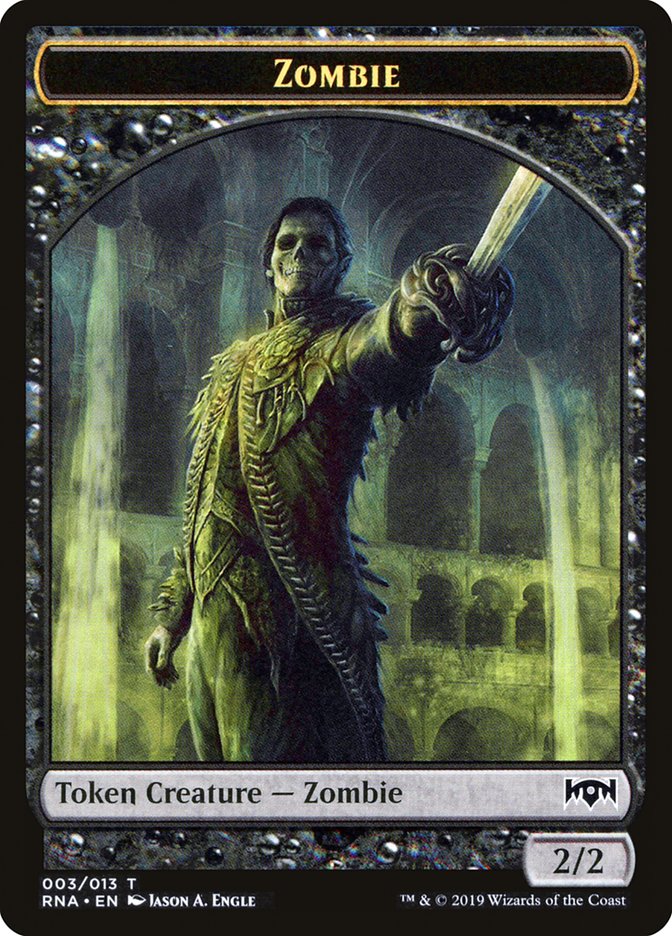 Zombie [Ravnica Allegiance Tokens] | Game Haven TX