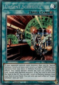 Urgent Schedule [LDS2-EN125] Secret Rare | Game Haven TX
