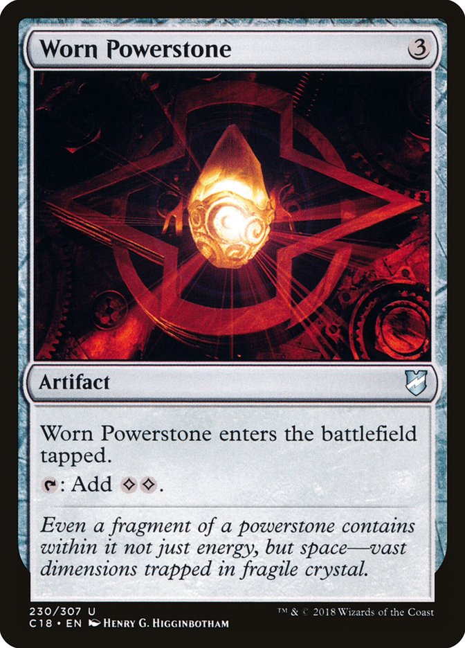 Worn Powerstone [Commander 2018] | Game Haven TX
