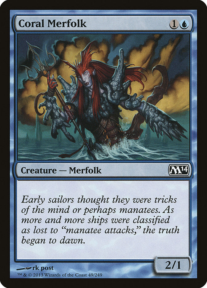 Coral Merfolk [Magic 2014] | Game Haven TX