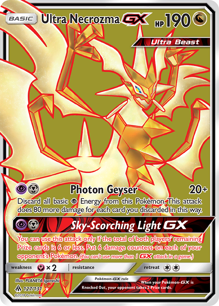 Ultra Necrozma GX (127/131) [Sun & Moon: Forbidden Light] | Game Haven TX
