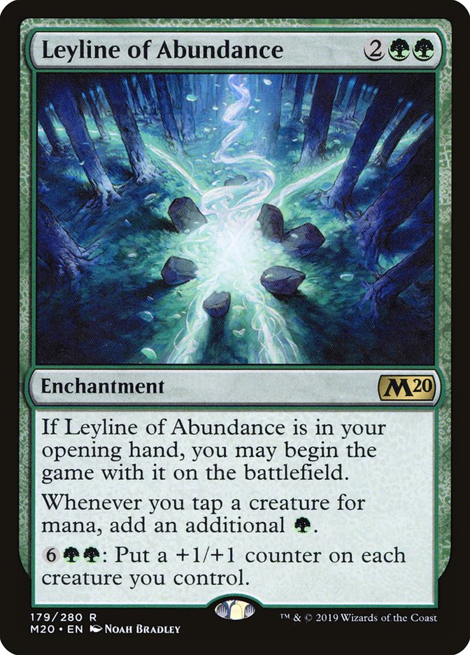 Leyline of Abundance [Core Set 2020] | Game Haven TX