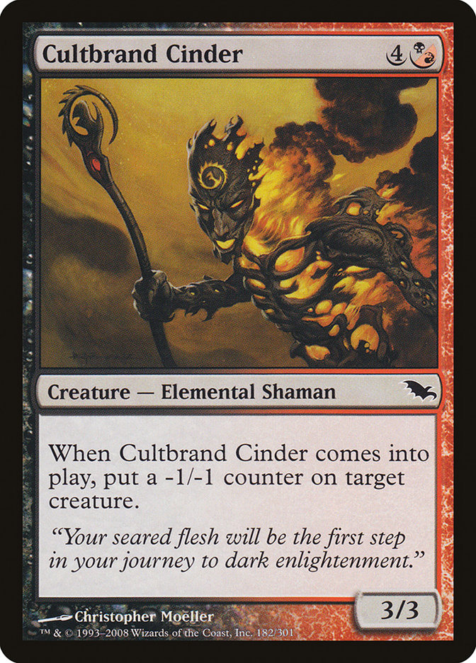 Cultbrand Cinder [Shadowmoor] | Game Haven TX