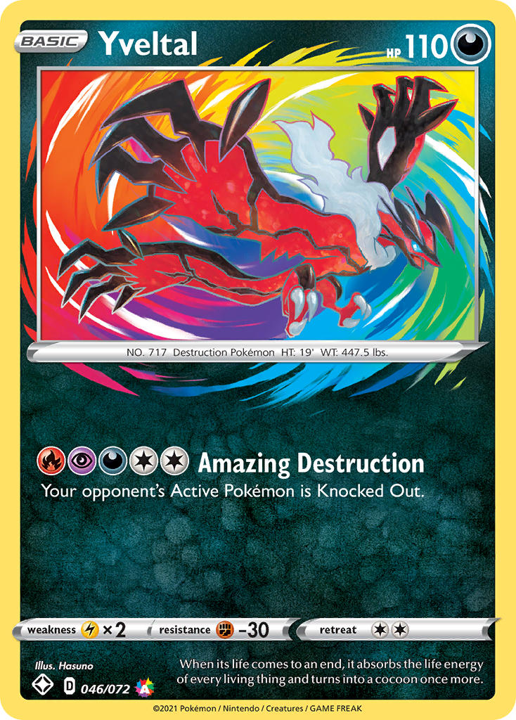 Yveltal (046/072) [Sword & Shield: Shining Fates] | Game Haven TX