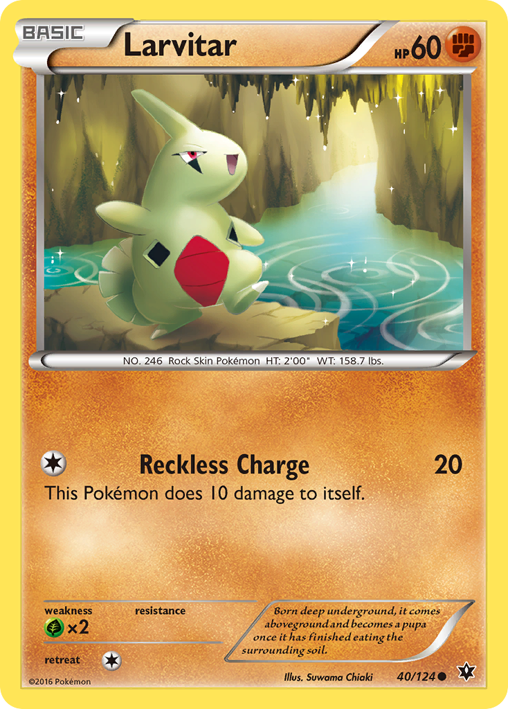 Larvitar (40/124) [XY: Fates Collide] | Game Haven TX