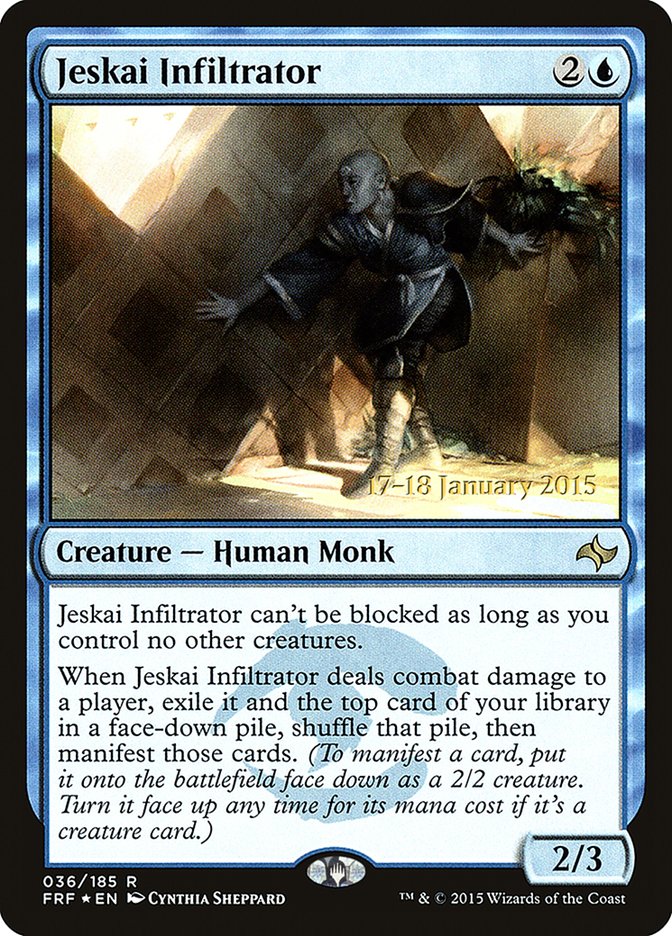 Jeskai Infiltrator [Fate Reforged Promos] | Game Haven TX