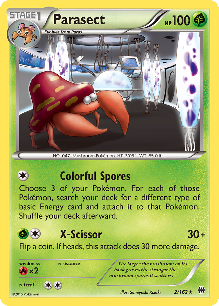 Parasect (2/162) [XY: BREAKthrough] | Game Haven TX