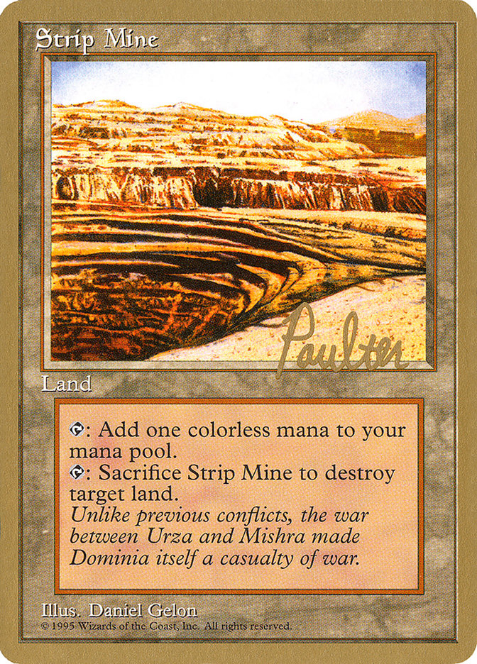 Strip Mine (Preston Poulter) [Pro Tour Collector Set] | Game Haven TX